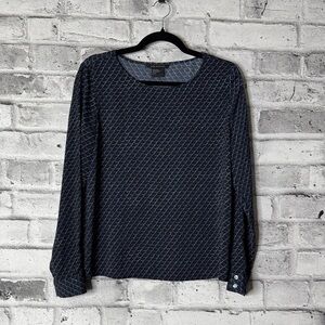 A/X Armani Exchange Navy Blue Blouse